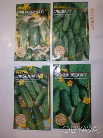 Продам пакетированные семена огурцов- 60 видов, редиса- 15 видов. Огурцы- фасовк. . фото 1