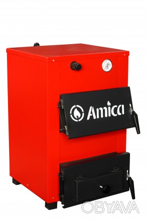 Котел Amica OPTIMA 14 универсален по виду сжигаемого твердого топлива. В данных . . фото 1