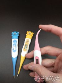 Термометр детский цифровой гибкий(измерение -аксиллярное, ректальное, оральное)О. . фото 2