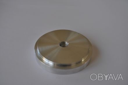 Алюминиевая шайба под УФ склейку на трубу D = 60 мм, шпилька М10 
Компания Maxi. . фото 1