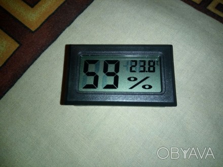 Термометр - гигрометр со встроенным датчиком.. . фото 1