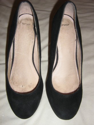 Продам женские туфли TOP SHOP, натуральная замша, р 40 (на 39 размер), высота ка. . фото 2