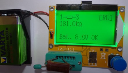 Измеритель ESR + LCR метр + тестер полупроводников с русифицировоной прошивкой в. . фото 8