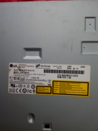 Продам недорого привод для стационарного компьютера LG DVD RW РАТА (IDE). Полнос. . фото 5