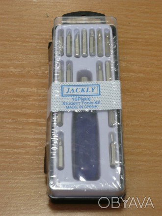 Набор Jackly включает в себя одну отвертку-ручку со встроенным внутри магнитом и. . фото 1