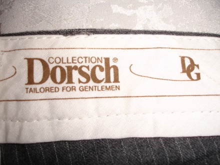 Брюки приблизно 54 р., сірі, нові. Dorsche collection.
3 кишені. Замочок сперед. . фото 4