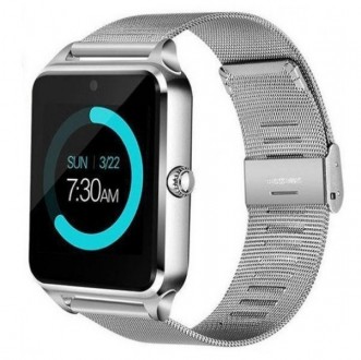 Смарт часы - умные часы телефон Smart Watch Z60 железный ремешок

Удобство моб. . фото 2