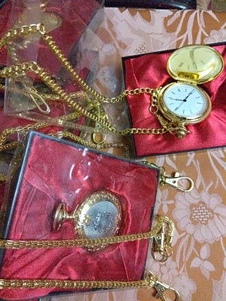 Продам новые кварцевые карманные часы с цепочкой в подарочной упаковке. Часы про. . фото 3