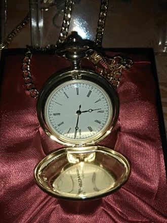 Продам новые кварцевые карманные часы с цепочкой в подарочной упаковке. Часы про. . фото 11