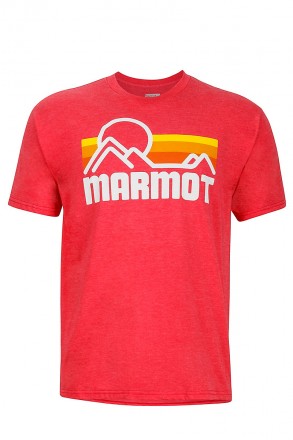 Футболка Marmot Coastal Tee SS - мягкая и легкая футболка из хлопковой ткани с д. . фото 2