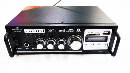 Усилитель звука AV-306B USB + SD + AUX + Bluetooth + Караоке
Усилитель звука SN. . фото 4