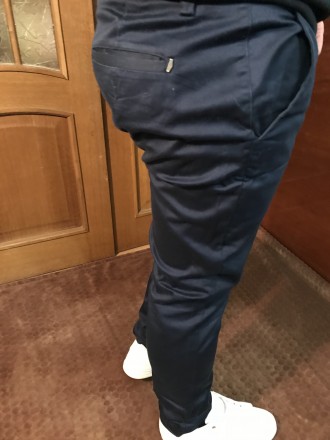 Мужские брюки 
Цвет: темно-синий
Размер: 52
Обхват талии: 100 см
Обхват бёде. . фото 3