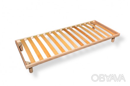 Новые деревянные ортопедические кровати с врезным креплением ламелей.

Размеры. . фото 1