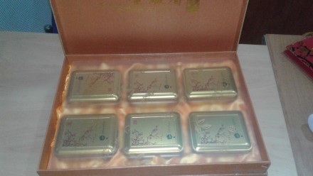 Набор китайского чая состоит из общей коробки 6 банок и фирменного пакета. в каж. . фото 3