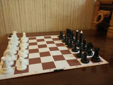 Розмір 35 на 35 см дошка 
Простий і доступний за вартістю варіант для гри в шах. . фото 5