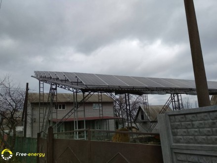 Солнечная сетевая станция номинальной мощностью 5кВт  предназначена для покрытия. . фото 6