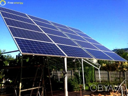 Солнечная сетевая станция номинальной мощностью 5кВт  предназначена для покрытия. . фото 1