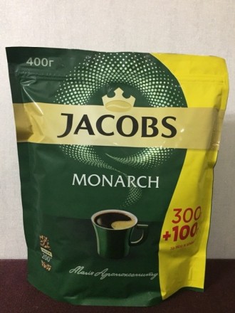 Кофе растворимый Jacobs Monarch 400г Бразилия Опт от 5 шт.. . фото 2