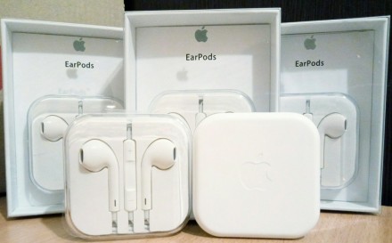 Оригинальные наушники Apple EarPods, новые не распакованные всего за 275 грн. Бе. . фото 4