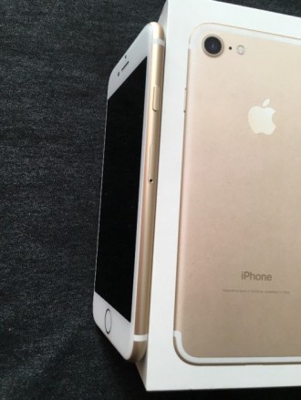 iPhone 7 128Gb, золотого цвета, Neverlock. Состояние телефона можно оценить 10из. . фото 3