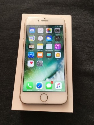 iPhone 7 128Gb, золотого цвета, Neverlock. Состояние телефона можно оценить 10из. . фото 2