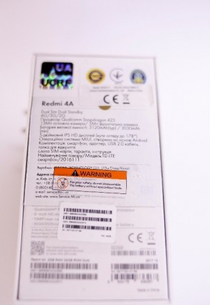 Мобильный телефон смартфон Xiaomi Redmi 4A 32GB Золотой. Телефон в отличном сост. . фото 3