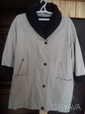 Куртка женская,бежевого цвета, 56 - 58 размера,в отличном состоянии ( не стирана. . фото 1