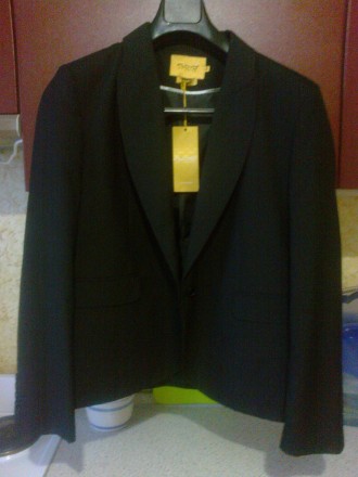Пиджак женский (FLOYD BY SMITH) черного цвета в мелкую полоску имеется два разме. . фото 2