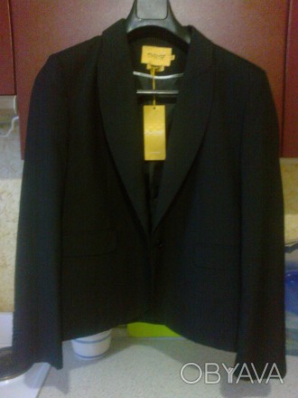 Пиджак женский (FLOYD BY SMITH) черного цвета в мелкую полоску имеется два разме. . фото 1