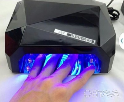 Ультрафиолетовая Led UV лампа 36 W с таймером для маникюра и педикюра 
Кристалл. . фото 1