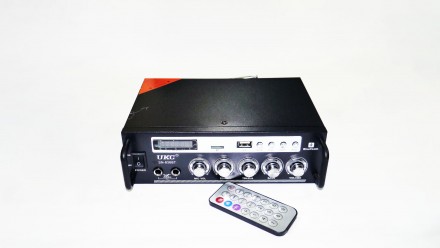 Усилитель звука UKC SN-838 BT USB + SD + AUX + Bluetooth + Караоке
Усилитель зв. . фото 3
