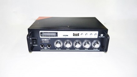 Усилитель звука UKC SN-838 BT USB + SD + AUX + Bluetooth + Караоке
Усилитель зв. . фото 5