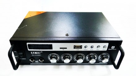 Усилитель звука UKC SN-838 BT USB + SD + AUX + Bluetooth + Караоке
Усилитель зв. . фото 7