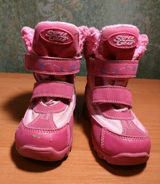 Розовые сноубутсы (зимние сапожки) для девочек Super Gear 26р.(15,5 см).
Сноубу. . фото 3
