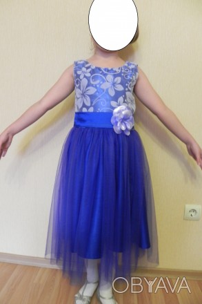 Платье детское размер 122-128 (рост ребенка на фото 127). Возможен пошив под зак. . фото 1
