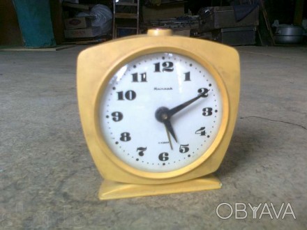 Механические часы с будильником,рабочие,состояние исправное.Советские времён ССС. . фото 1