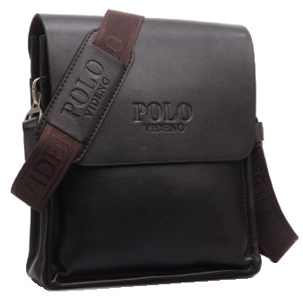 • Классическая мужская сумка Polo Videng.
• Цвет: Черный и Темно-Коричневый.
•. . фото 3