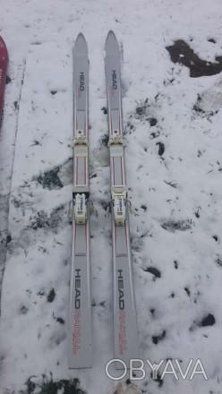 Продаються лижі Б/У в нормальному стані: Fischer ( червоні) 183 см - 700 грн HEA. . фото 1