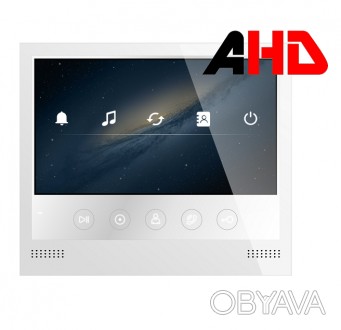 Видеодомофон Tantos Selina HD M с цветным 7-дюймовым TFT-экраном, сенсорными кно. . фото 1