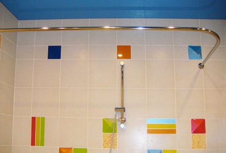 Компания Комфорт производит карнизы в ванную комнату из нержавеющей стали диамет. . фото 4