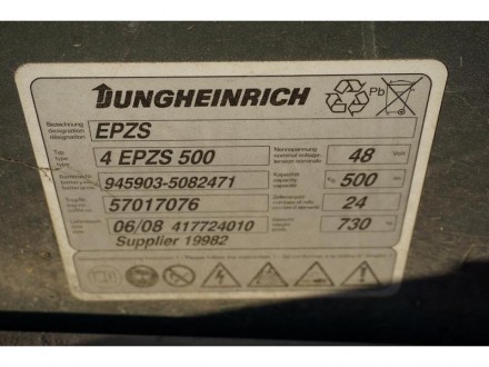 Электропогрузчик Jungheinrich EFG215, 2008 г.в.
В продаже недорогой вилочный по. . фото 8