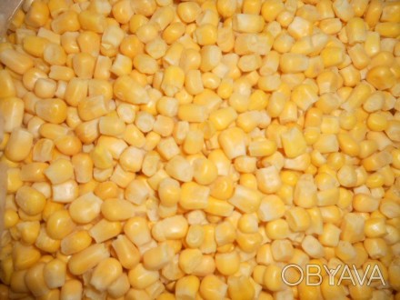 Заморожене бланшироване зерно цукрової кукурудзи в мішках по 25 кг. Доставки по . . фото 1