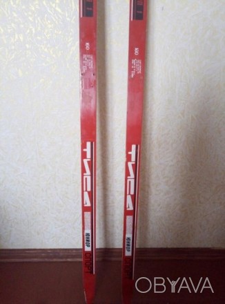 Лыжи пластик GLAVPROMSPORT, производства СССР, длина 190 см, 400 грн, лыжи дерев. . фото 1