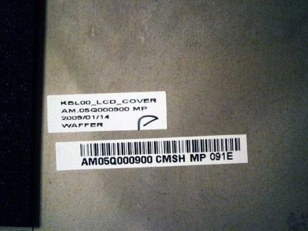 Крышка матрицы с антеннами Wi-Fi и подсветкой логотипа am05q000900, снята с ноут. . фото 4