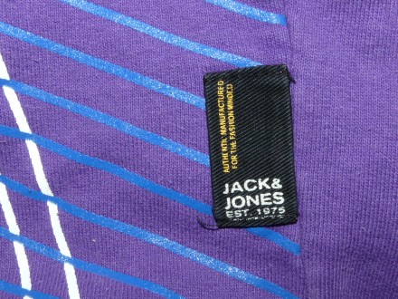 Кофта толстовка Jack&Jones фиолетовая 100% хлопок size xL/54 р. с капюшоном, пле. . фото 5