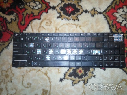 Клавиатура c ноутбука Asus K53BY поклавишно, цвет черный, каждая клавиша в компл. . фото 1