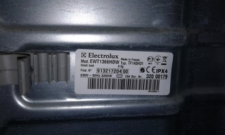 Продам по запчастям стиральную машину Electrolux EWT 1366 HDW. Машина с небольшо. . фото 9