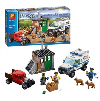 Конструктор Bela City 10419 (аналог Lego City 60448) "Полицейский отряд с собако. . фото 4