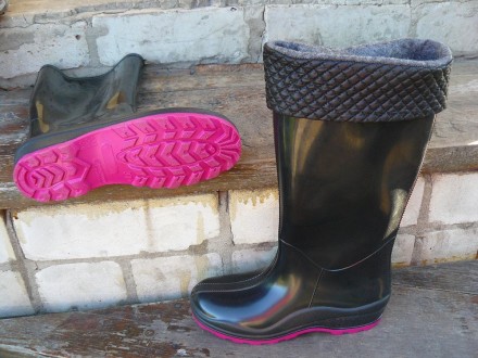 Сапоги резиновые, женские, Realpaks качественная обувь.

Комфортные, удобные, . . фото 3