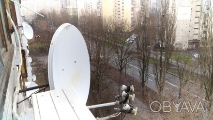 Спутниковая антенна. На 3 спутника + 2 тюнера. ( один из тюнеров с IPTV и встрое. . фото 1